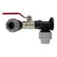 Wall Flange Kit 20mm MDPE - Lever Valve & 20mm MDPE Tee Outlet