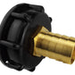 IBC 2” S60X6 Cap with 19mm Brass Barb