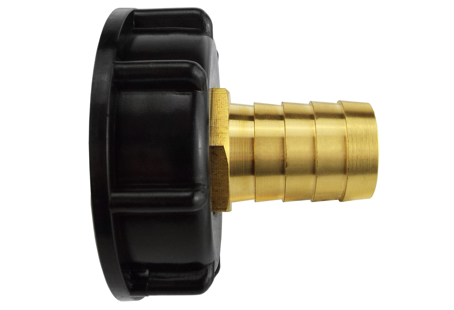 IBC 2” S60X6 Cap with 19mm Brass Barb