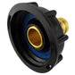 IBC 2” S60X6 Cap with 19mm Brass Barb