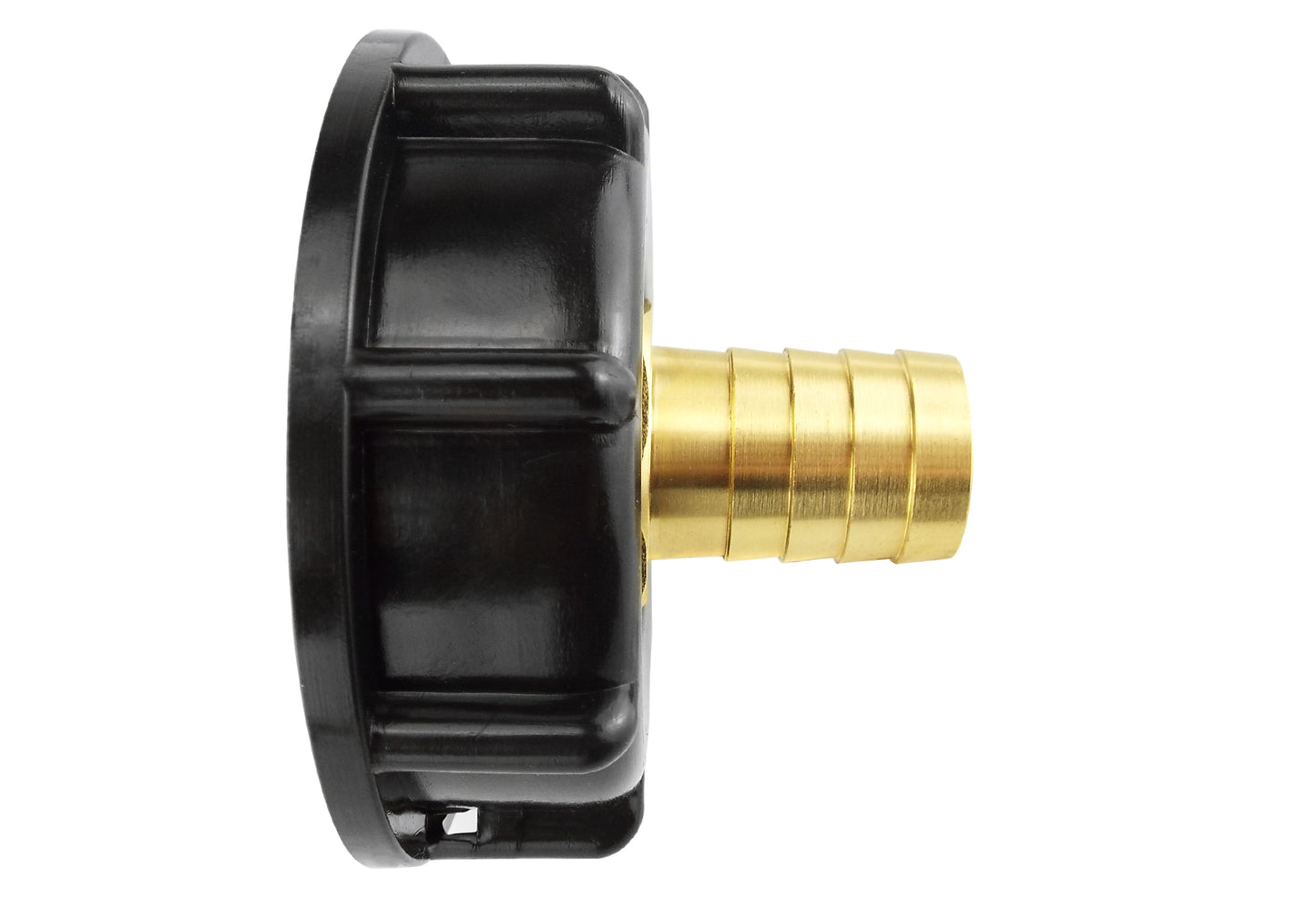 IBC 2” S60X6 Cap with 13mm Brass Barb