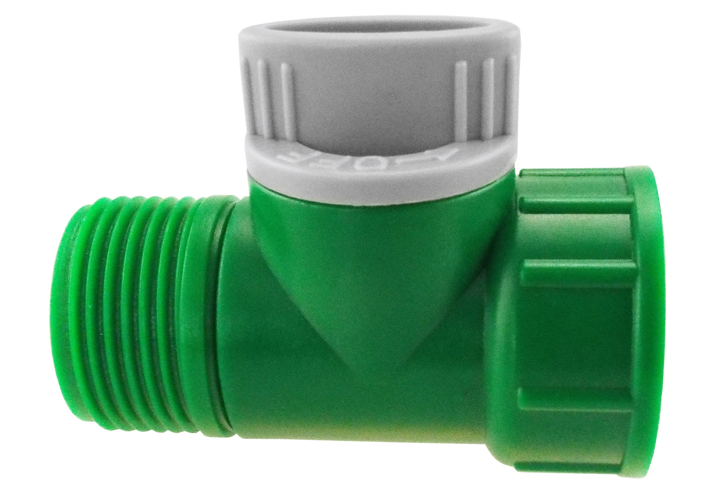 IBC 2” S60X6 Cap with Elbow Fitting, Quick Connector, Valve and Hose Connector