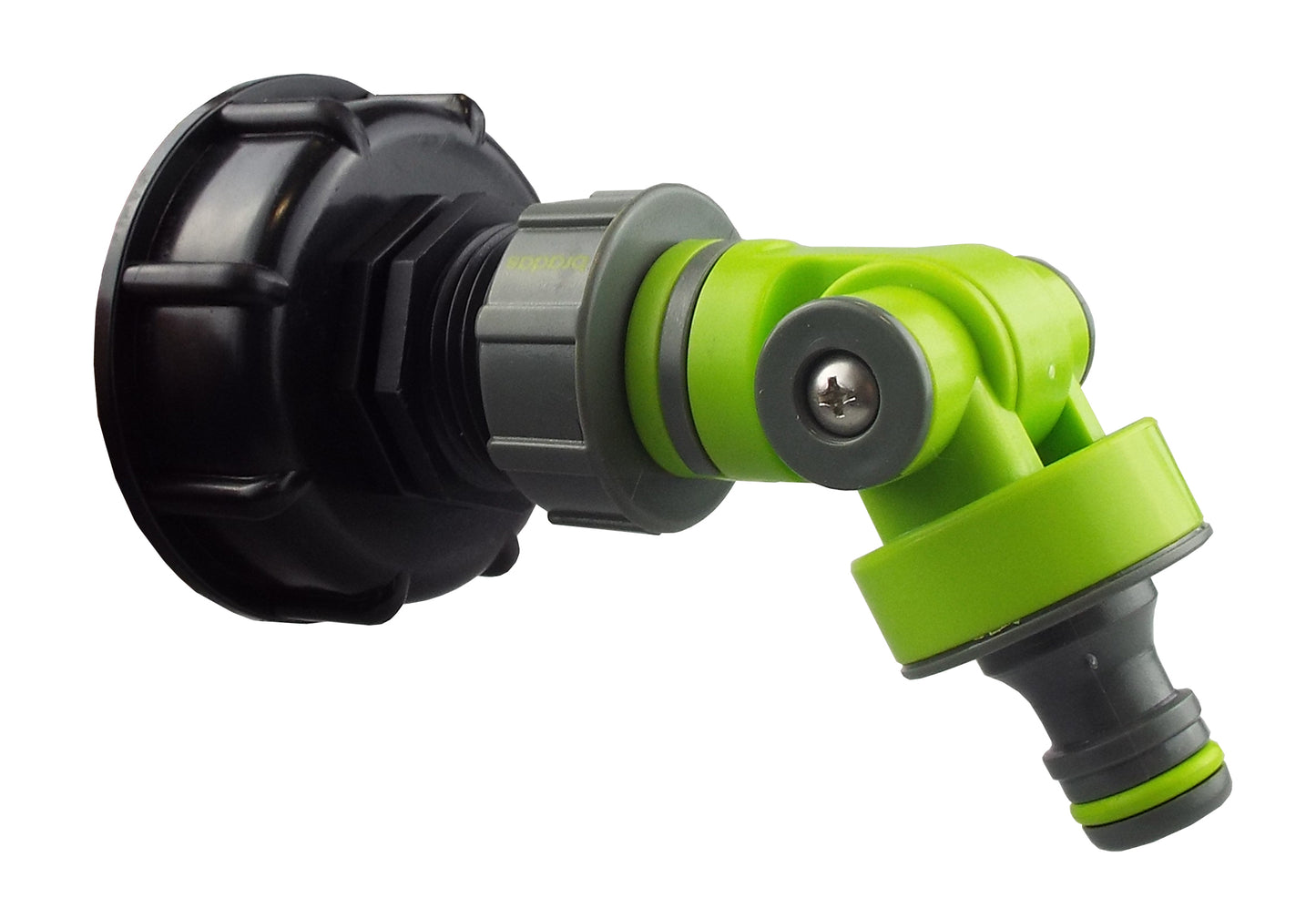 IBC 2” S60X6 Cap with Adjustable Tap Connector Lime