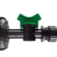 IBC 2” S60X6 Cap with In-Line Valve and Male Quick Connector