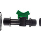 IBC 2” S60X6 Cap with In-Line Valve and Male Quick Connector