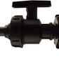 IBC 2” S60X6 Cap with Large Plastic Valve and 16mm Barbed Elbow