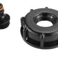 IBC 2” S60X6 Cap with Male Quick Connector Black