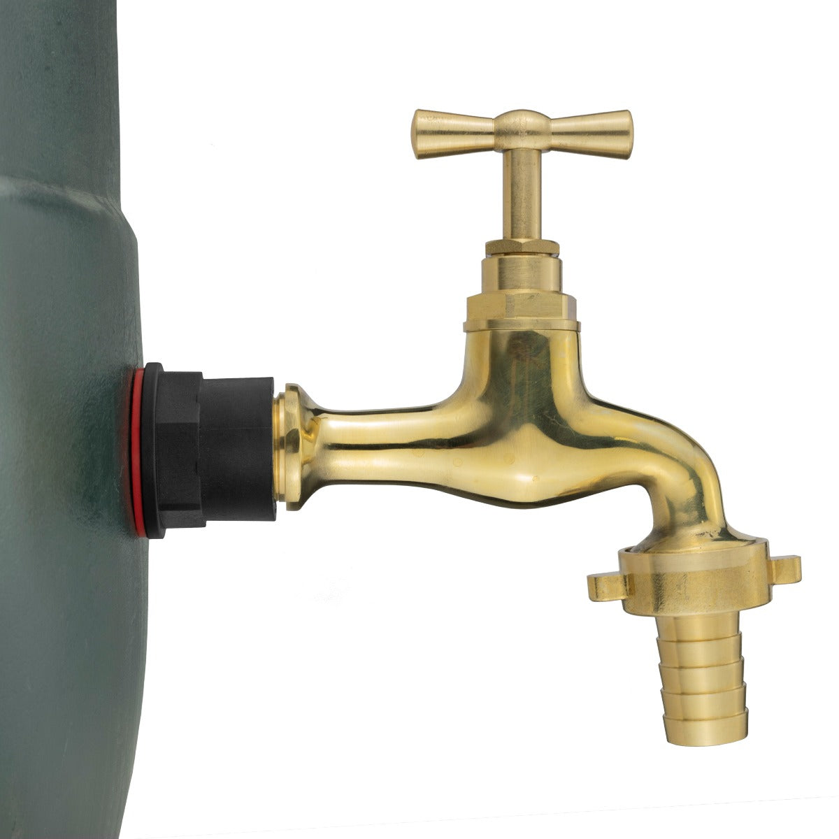 Water Butts Kit 1/2" With Polish Brass Tap 13mm Outlet and Drill Bit